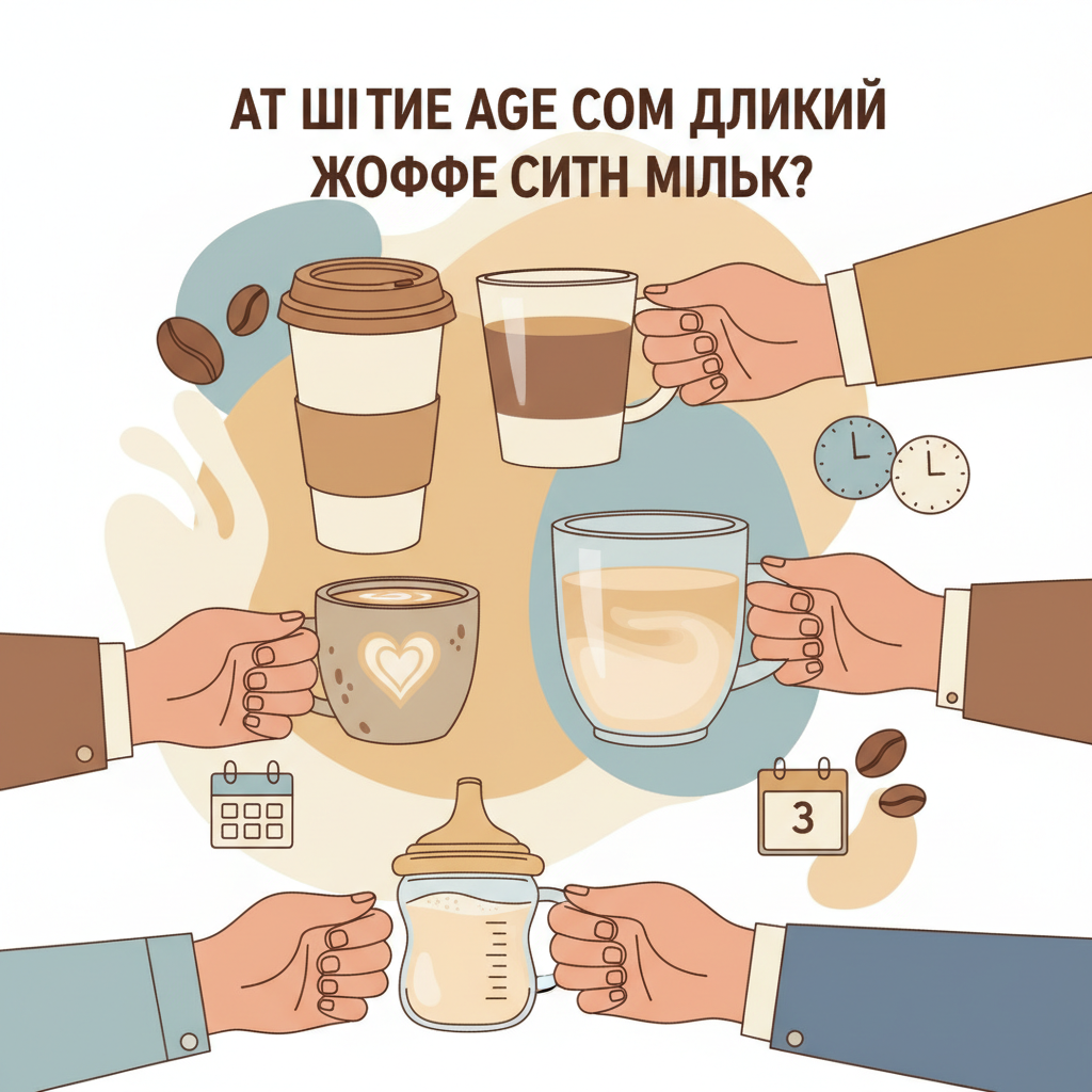 со скольки лет можно пить кофе с молоком — иллюстрация к статье «со скольки лет можно пить кофе с молоком»