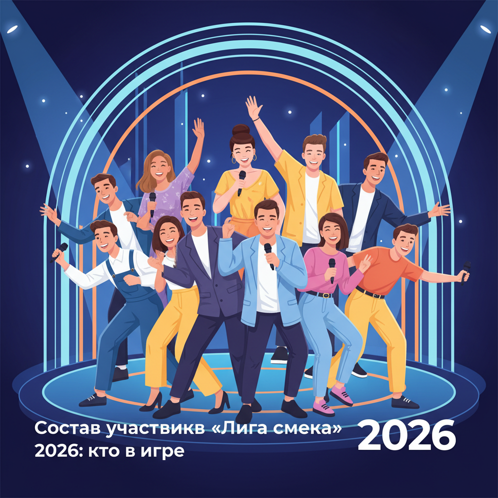 Состав участников «Лиги смеха» 2026: кто в игре — иллюстрация к статье «лига смеха актеры 2026»